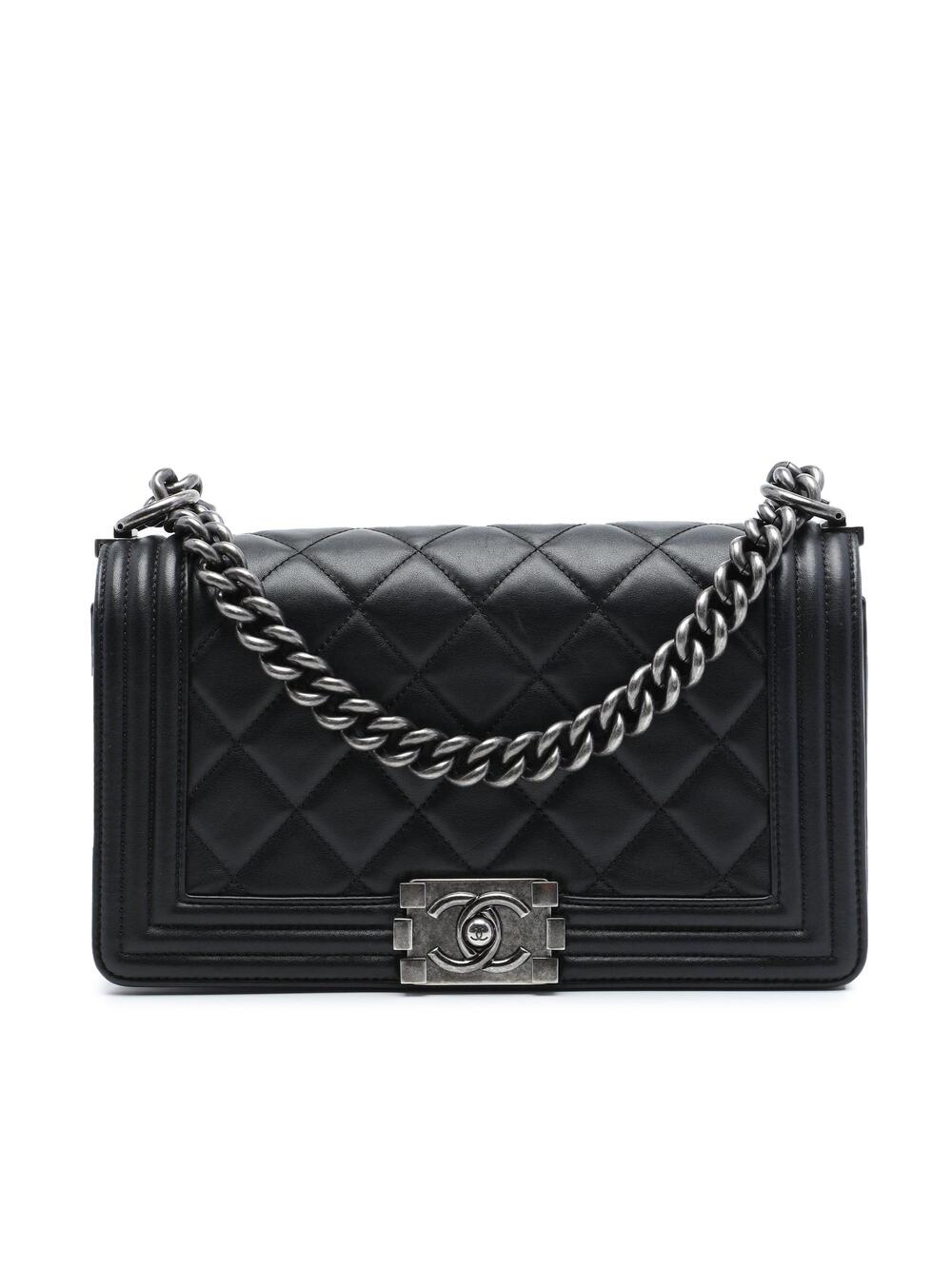 Chanel Boy Flap Bag Quilted Lambskin #327384C40B